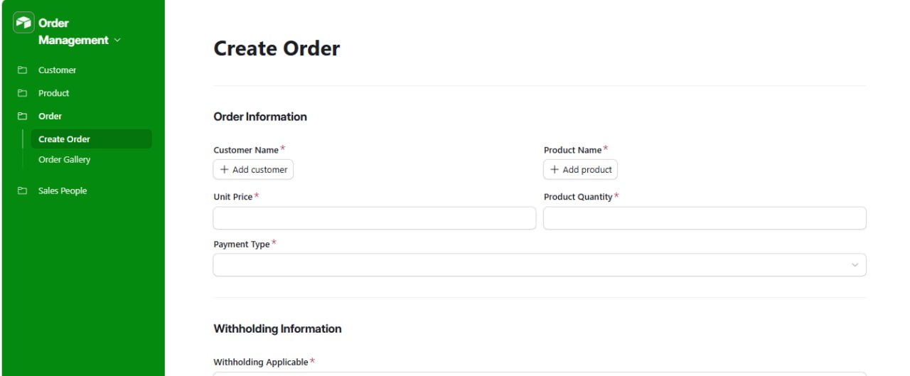 order m